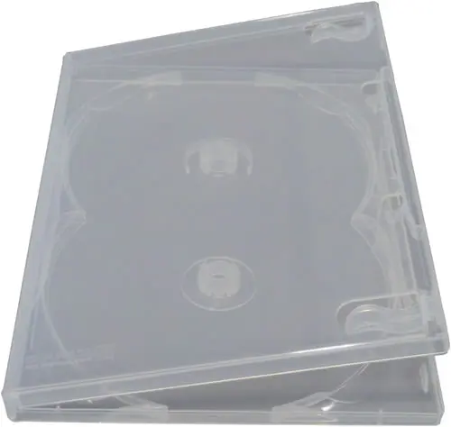 SCANAVO Doppel-DVD-Hülle - transparent