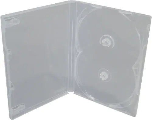 SCANAVO Doppel-DVD-Hülle - transparent (DVD-Mehrfachboxen)