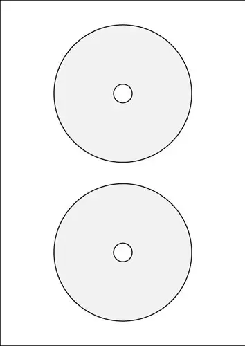 Booklet rund - 40 Stück (CD-Einleger)