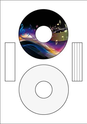 CD-Etiketten Standard Inkjet/Laser - 200 Stück (CD-Etiketten Standard)