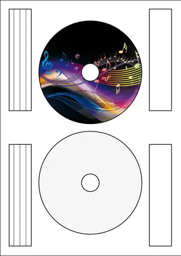 CD-Etikett Vollfläche Inkjet/Laser - 50 Stück (CD-Etiketten Standard)