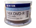 RITEK Aqualock DVD-Rohlinge - bedruckbar/inkjet printable weiss - DVD-R 4,7GB - wasserabweisend - 50 Stück  (DVD-Rohlinge bedruckbar) 
