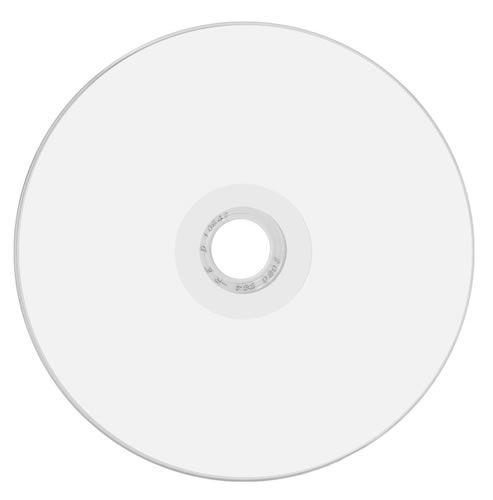 XLAYER DVD-Rohlinge - bedruckbar/inkjet printable weiss - DVD-R 4,7GB - metallisiert