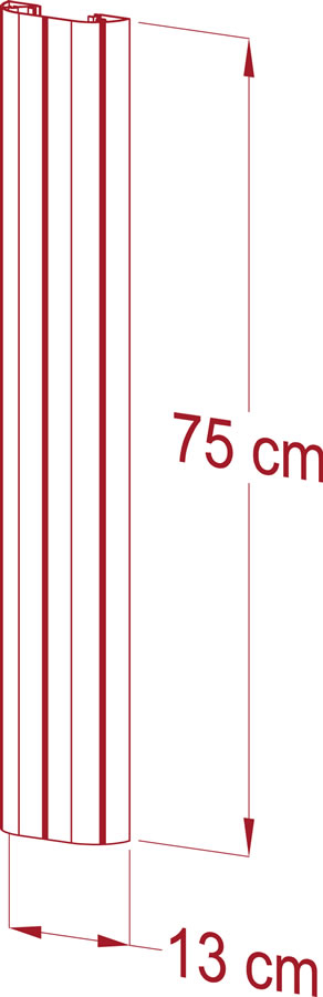 VCM Aluminium-Kabelkanalsystem Lago