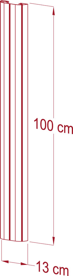 VCM Aluminium-Kabelkanalsystem Lago