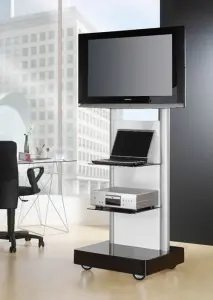 VCM Pro-Stand TV-Standfuß mit TV-Halterung
