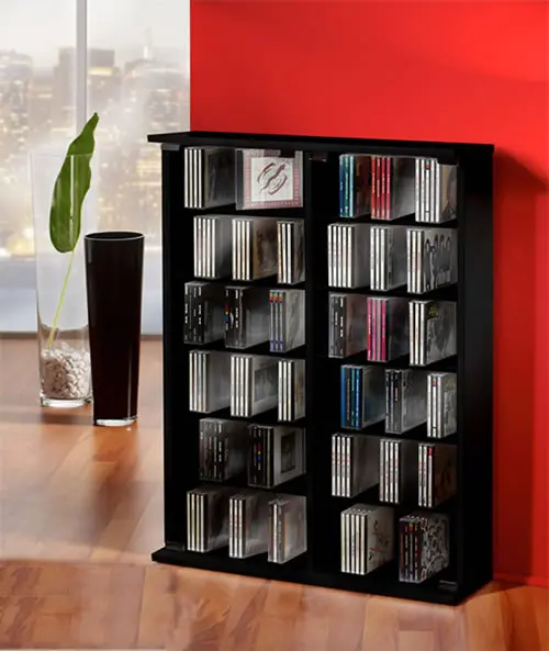CD-Turm VCM Roma f�r 300 CDs oder 130 DVDs