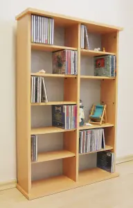 VCM CD/DVD-Turm "Ronul" für 300 CDs oder 130 DVDs